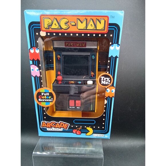Pac-Man Mini Arcade Machine With Full Color Screen & Authentic Sounds - Picture 1 of 6